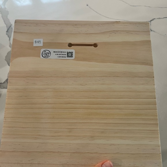 11x11 solid wood bathroom sign - Picture 2 of 3